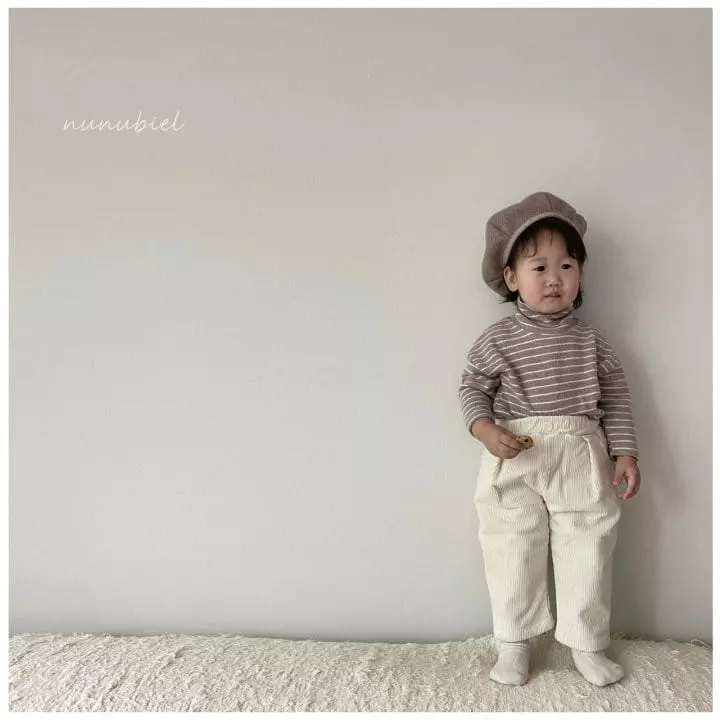Nunubiel - Korean Children Fashion - #kidsshorts - Kid Wrinkle Rib Pants - 10