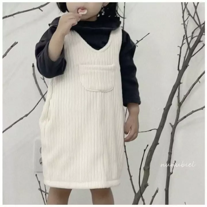 Nunubiel - Korean Children Fashion - #kidsstore - Kid Mink Frill Tee - 9