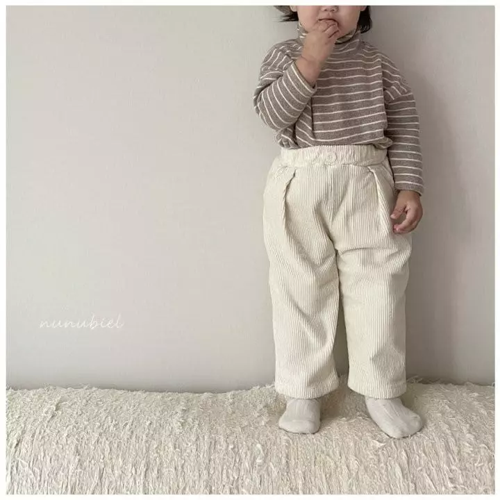 Nunubiel - Korean Children Fashion - #kidsstore - Kid Wrinkle Rib Pants - 11