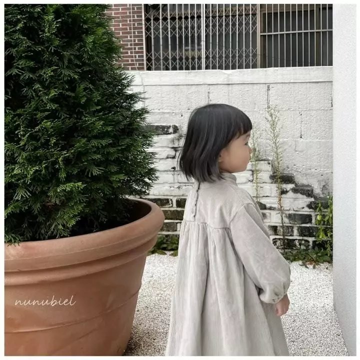 Nunubiel - Korean Children Fashion - #kidsstore - Kid Gray One-piece - 12