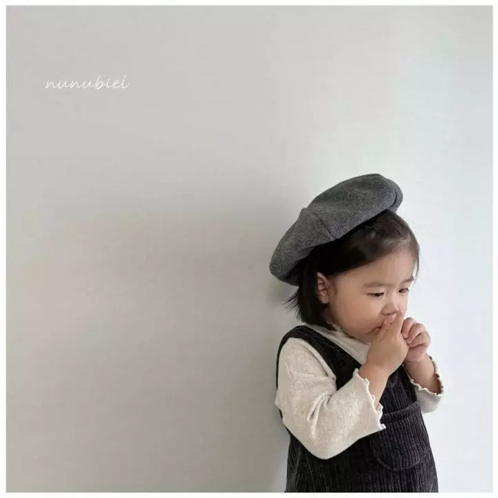 Nunubiel - Korean Children Fashion - #kidzfashiontrend - Kid Shirring Turtleneck Tee - 12