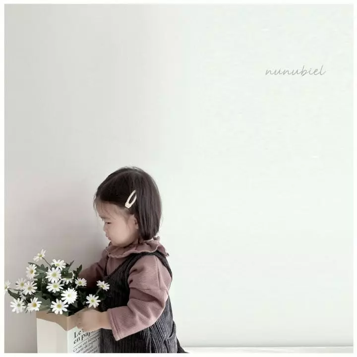 Nunubiel - Korean Children Fashion - #littlefashionista - Kid Mink Frill Tee - 12