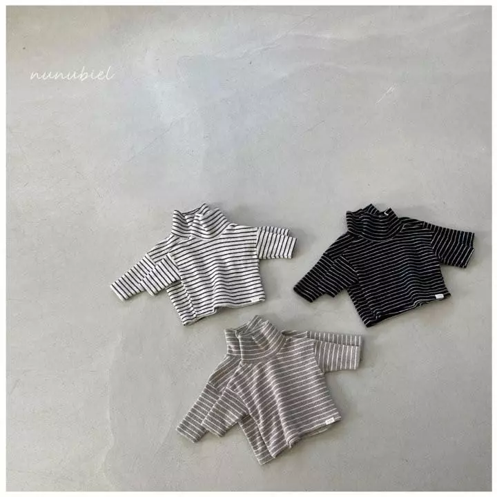Nunubiel - Korean Children Fashion - #magicofchildhood - Kid Snow Turtleneck Tee - 3