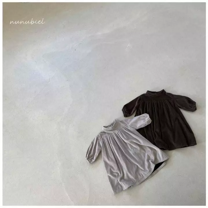 Nunubiel - Korean Children Fashion - #minifashionista - Kid Gray One-piece