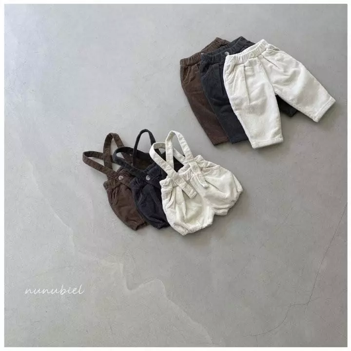 Nunubiel - Korean Children Fashion - #prettylittlegirls - Kid Wrinkle Rib Pants - 3