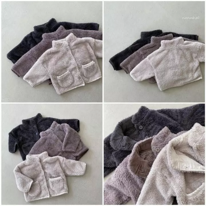 Nunubiel - Korean Children Fashion - #todddlerfashion - Kids Boa Jacket - 2