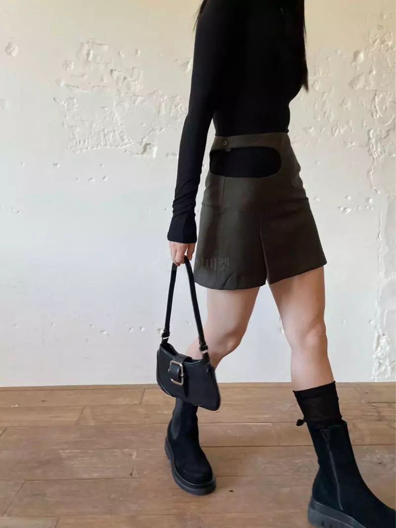Nyunyu Wear - Korean Women Fashion - #womensfashion - Curve Skirt - 4