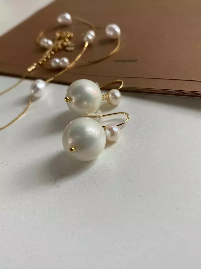 Nyunyu Wear - Korean Women Fashion - #momslook - Snow Earring