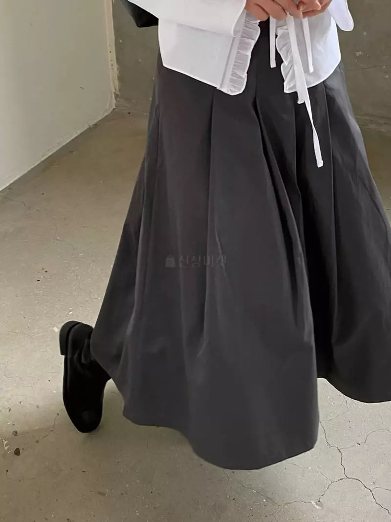 Nyunyu Wear - Korean Women Fashion - #momslook - Marron Skirt - 8