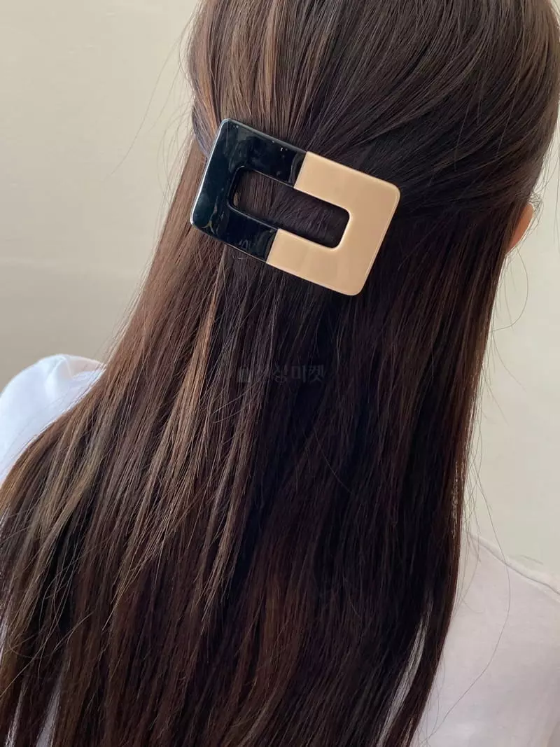 Nyunyu Wear - Korean Women Fashion - #momslook - Li Square Hairpin