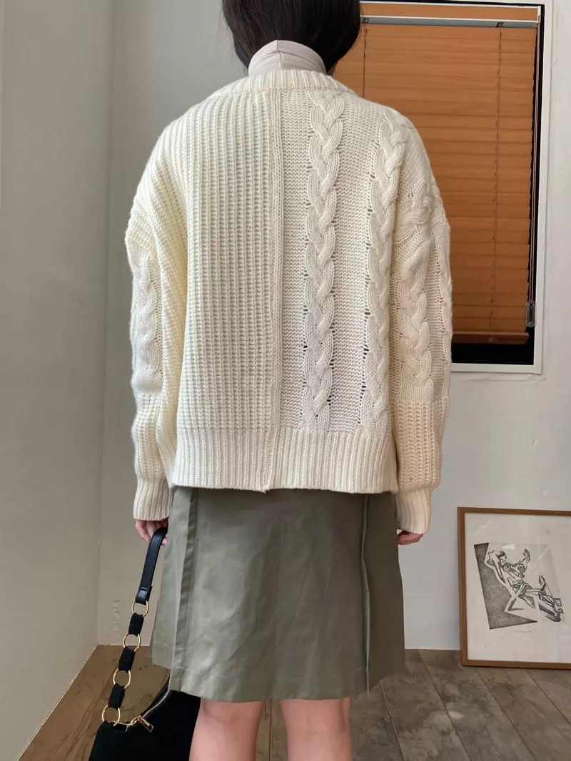 Nyunyu Wear - Korean Women Fashion - #momslook - Two Way Cardigan - 11