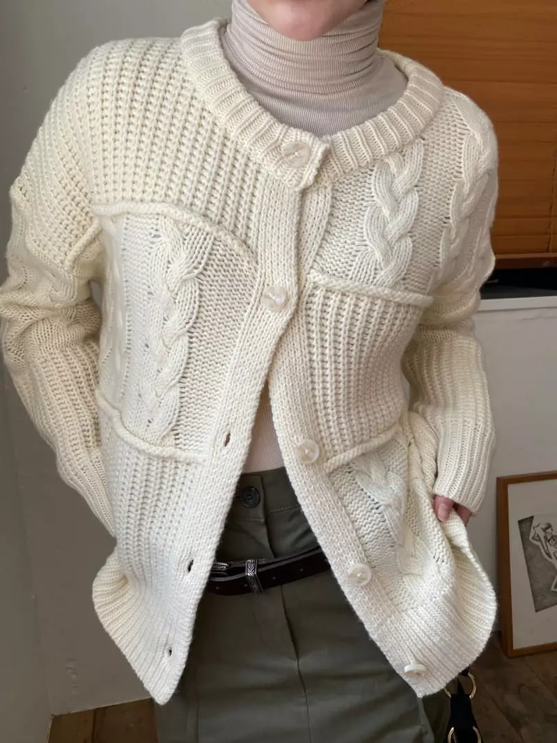 Nyunyu Wear - Korean Women Fashion - #momslook - Two Way Cardigan - 9