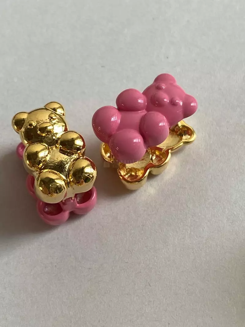 Nyunyu Wear - Korean Women Fashion - #momslook - Coating Haribo Earring - 8