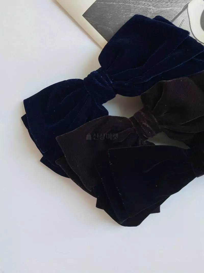 Nyunyu Wear - Korean Women Fashion - #restrostyle - Blaing Velvet Hairpin - 9