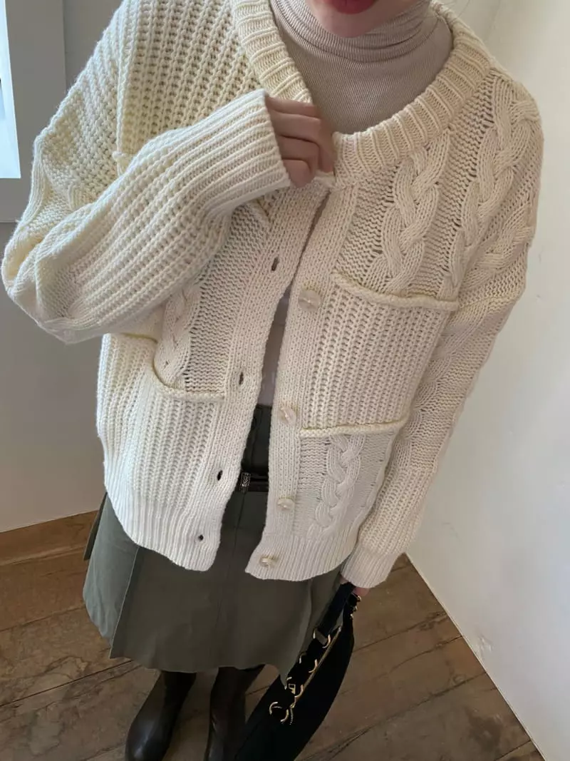Nyunyu Wear - Korean Women Fashion - #romanticstyle - Two Way Cardigan - 4