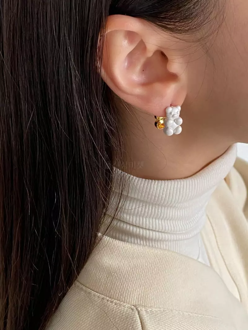 Nyunyu Wear - Korean Women Fashion - #shopsmall - Coating Haribo Earring