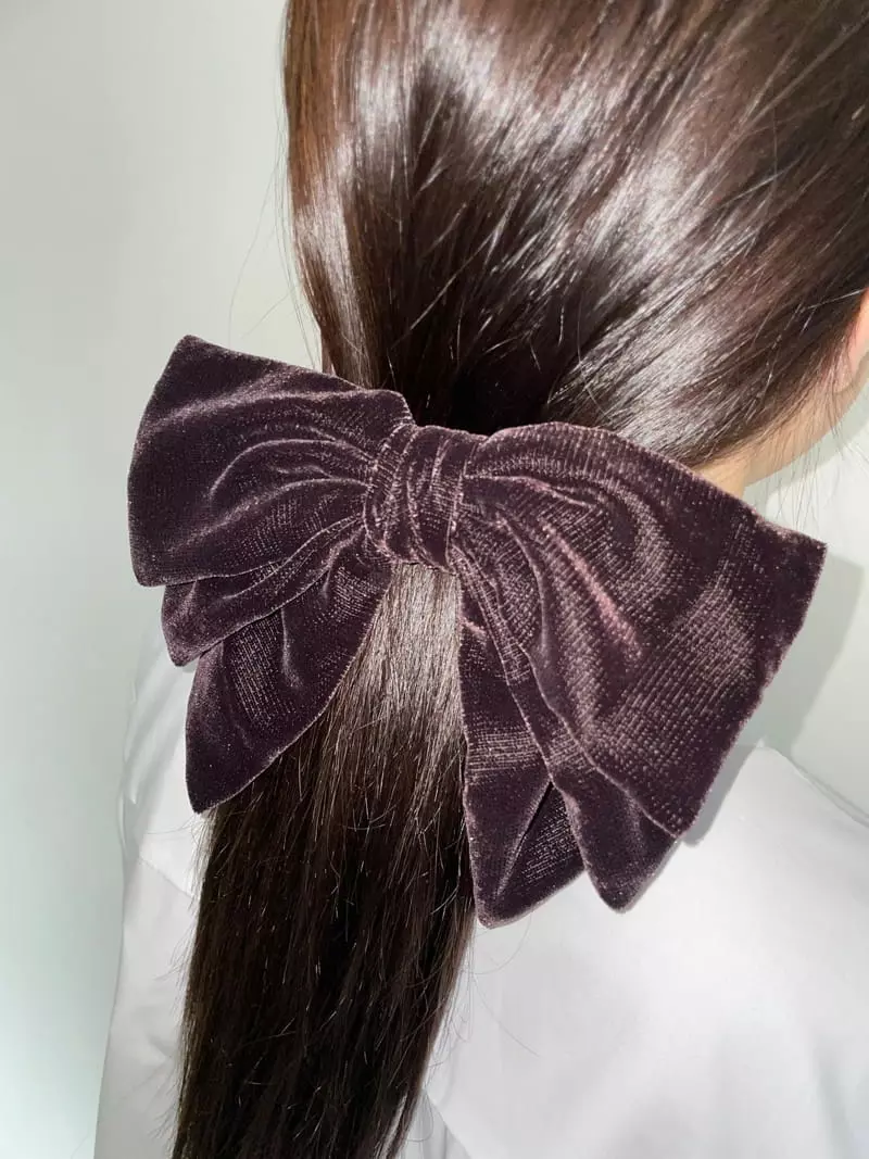 Nyunyu Wear - Korean Women Fashion - #thatsdarling - Blaing Velvet Hairpin - 12