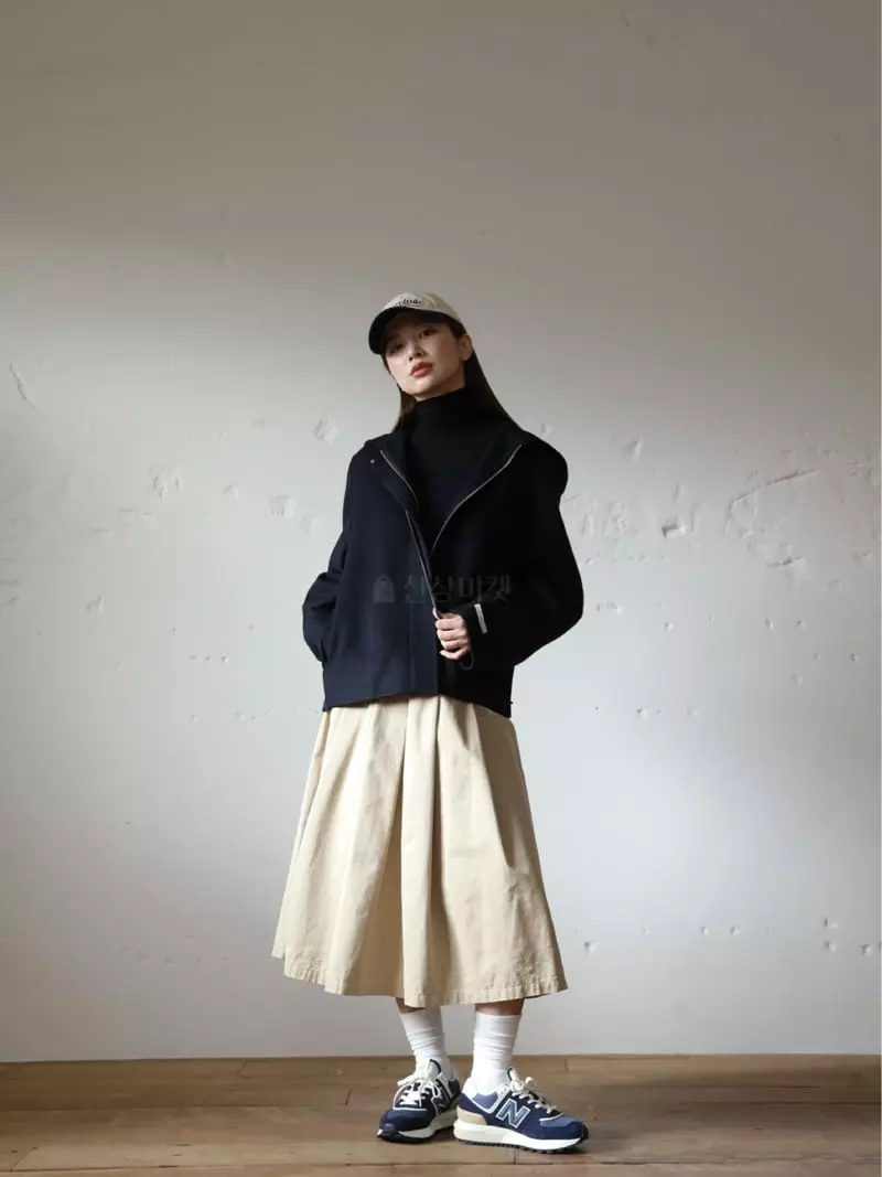 Nyunyu Wear - Korean Women Fashion - #womensfashion - Marron Skirt