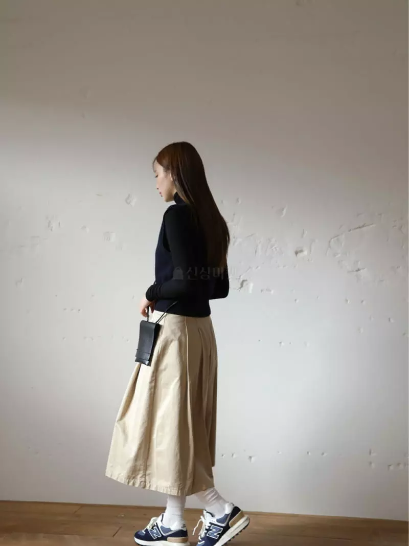 Nyunyu Wear - Korean Women Fashion - #womensfashion - Marron Skirt - 3