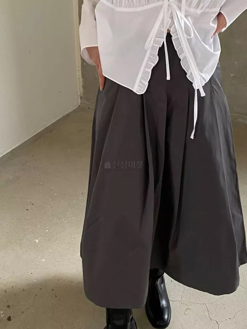 Nyunyu Wear - Korean Women Fashion - #womensfashion - Marron Skirt - 7