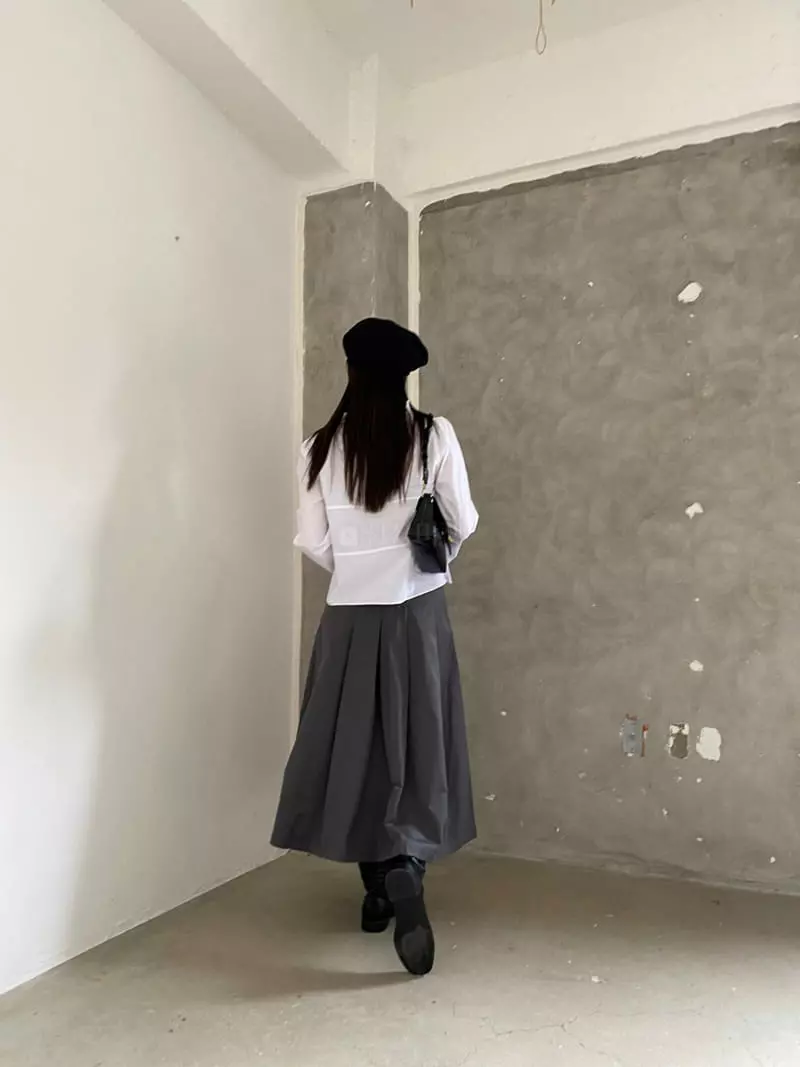 Nyunyu Wear - Korean Women Fashion - #womensfashion - Marron Skirt - 9