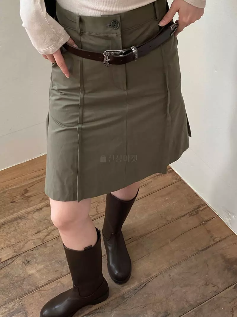 Nyunyu Wear - Korean Women Fashion - #womensfashion - Dart Skirt - 3