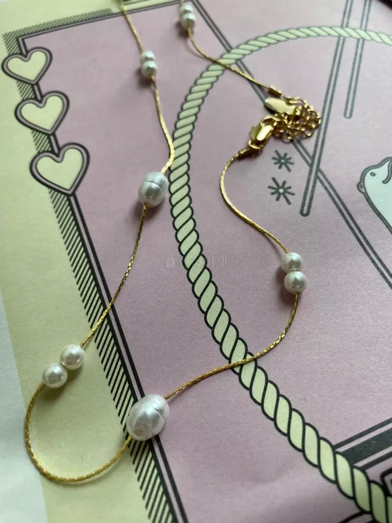 Nyunyu Wear - Korean Women Fashion - #womensfashion - Pong Necklace - 2
