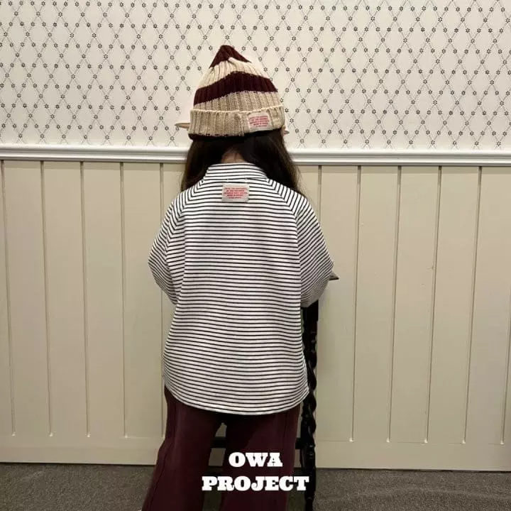 O Wa - Korean Children Fashion - #Kfashion4kids - Stripes Turtleneck Tee - 2