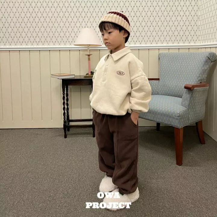 O Wa - Korean Children Fashion - #discoveringself - Owa Collar Sweatshirt - 4