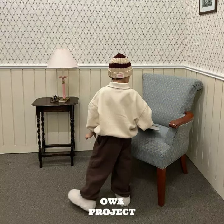 O Wa - Korean Children Fashion - #kidzfashiontrend - Owa Collar Sweatshirt - 7