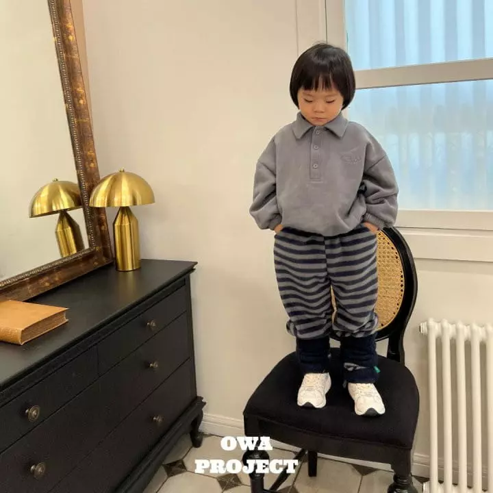 O Wa - Korean Children Fashion - #littlefashionista - Owa Collar Sweatshirt - 9