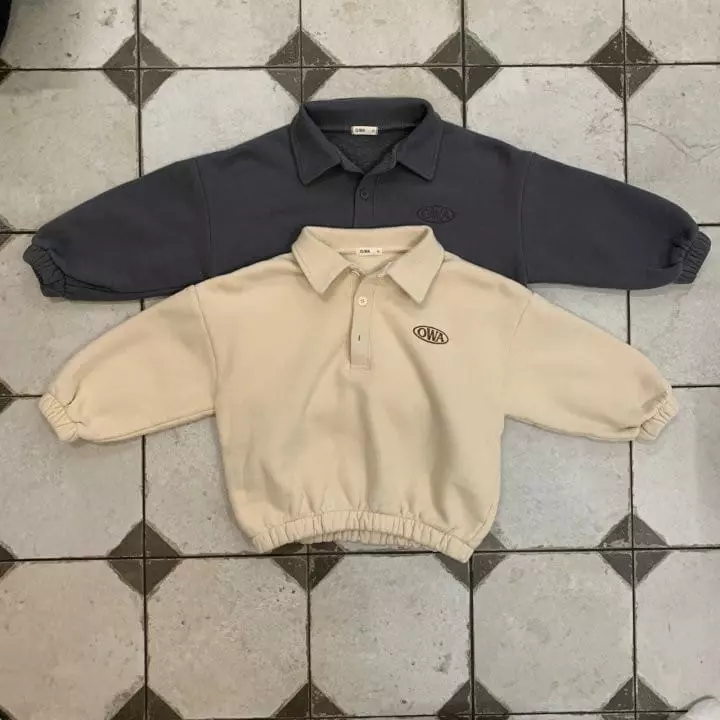 O Wa - Korean Children Fashion - #minifashionista - Owa Collar Sweatshirt - 11