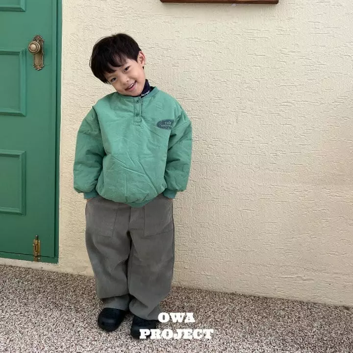 O Wa - Korean Children Fashion - #todddlerfashion - Univers Padding Sweatshirt - 3