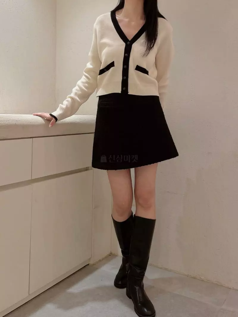 Odor - Korean Women Fashion - #momslook - Sha Color Cardigan - 3