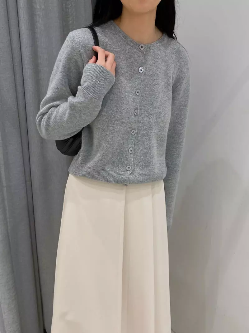Odor - Korean Women Fashion - #womensfashion - Red Bean Cash Cardigan - 4