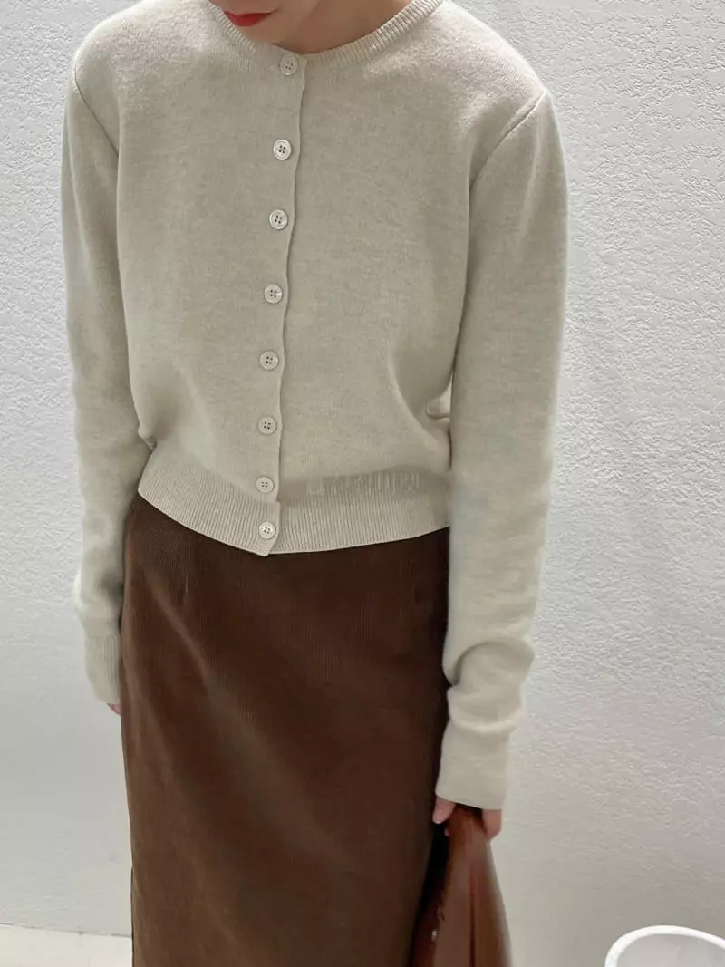 Odor - Korean Women Fashion - #womensfashion - Red Bean Cash Cardigan - 3