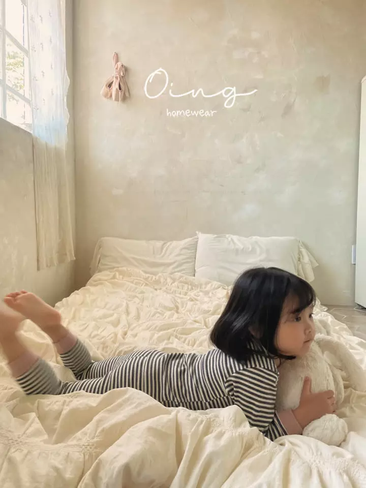 Oing - Korean Children Fashion - #Kfashion4kids - Color Stripes Set - 9