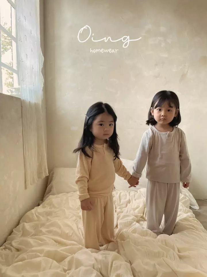 Oing - Korean Children Fashion - #Kfashion4kids - Button Piping Set - 5