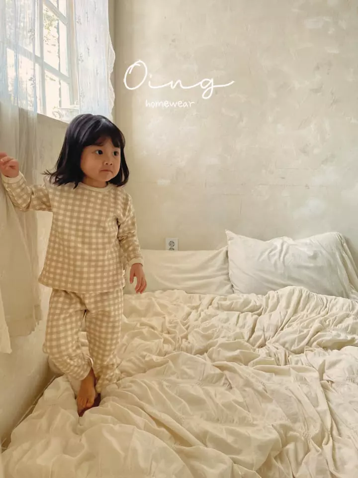 Oing - Korean Children Fashion - #childofig - Check Set - 5