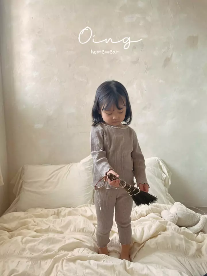 Oing - Korean Children Fashion - #childrensboutique - Rib Lace Set - 9