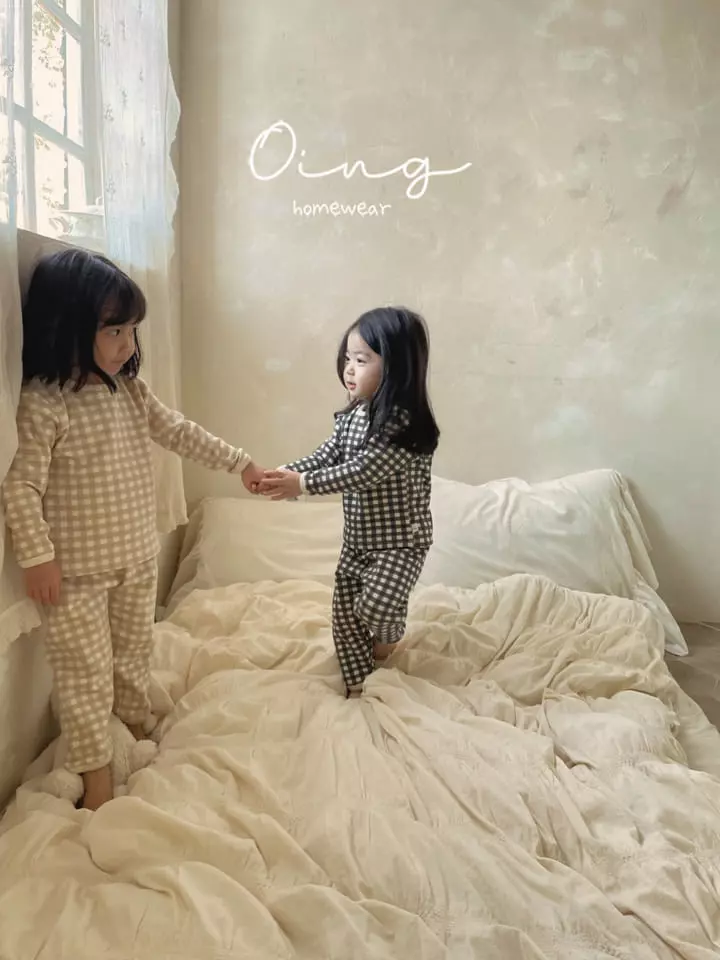 Oing - Korean Children Fashion - #designkidswear - Check Set - 7