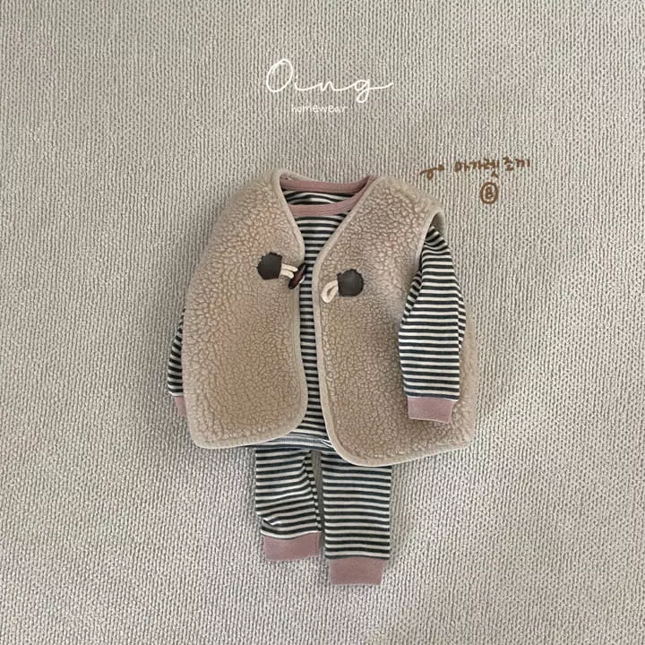 Oing - Korean Children Fashion - #designkidswear - Color Stripes Set - 3