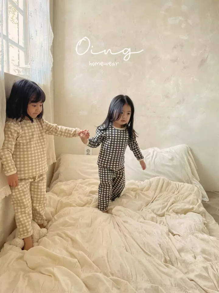 Oing - Korean Children Fashion - #fashionkids - Check Set - 9