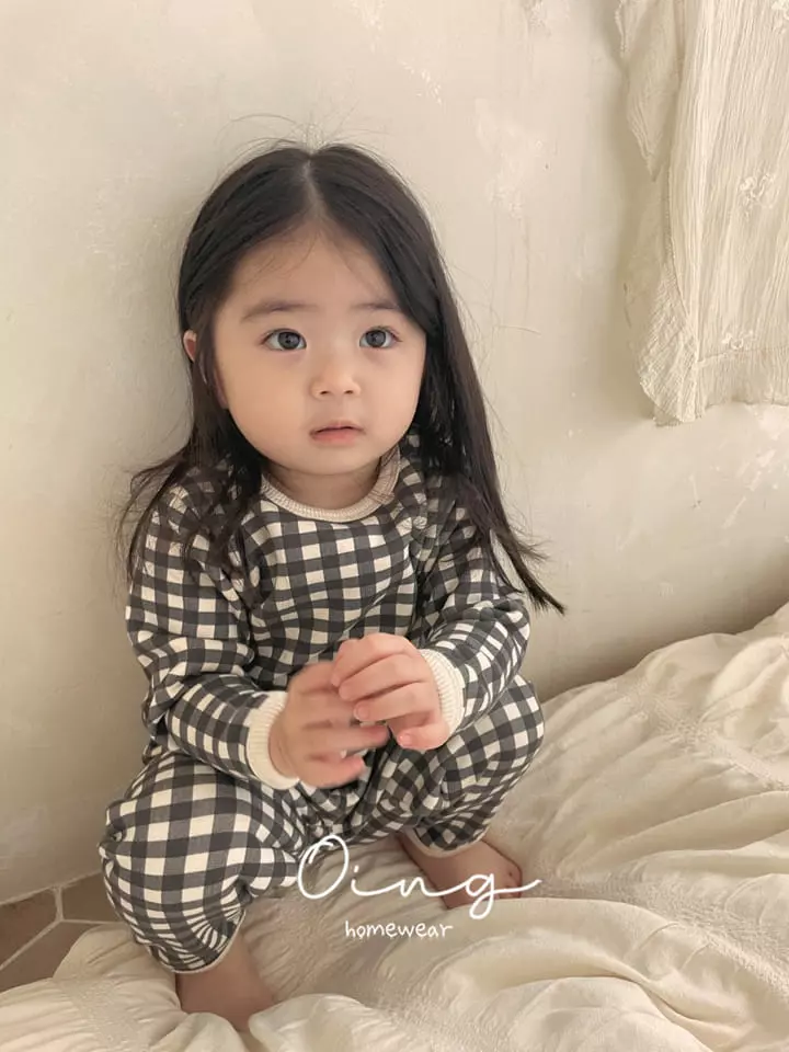Oing - Korean Children Fashion - #kidsshorts - Check Set - 10