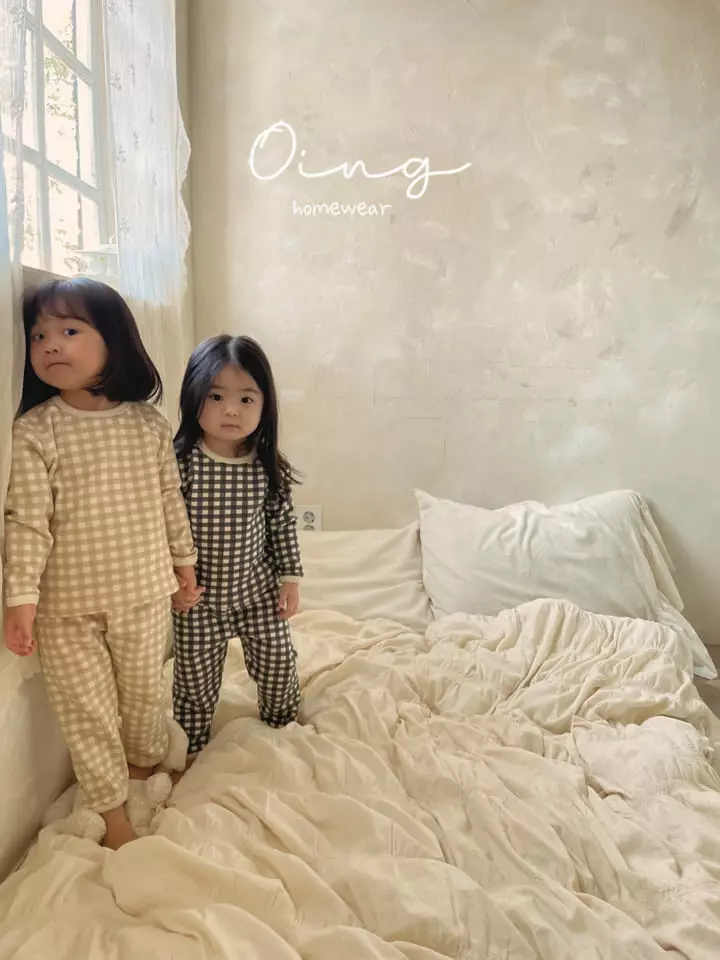 Oing - Korean Children Fashion - #kidsstore - Check Set - 11