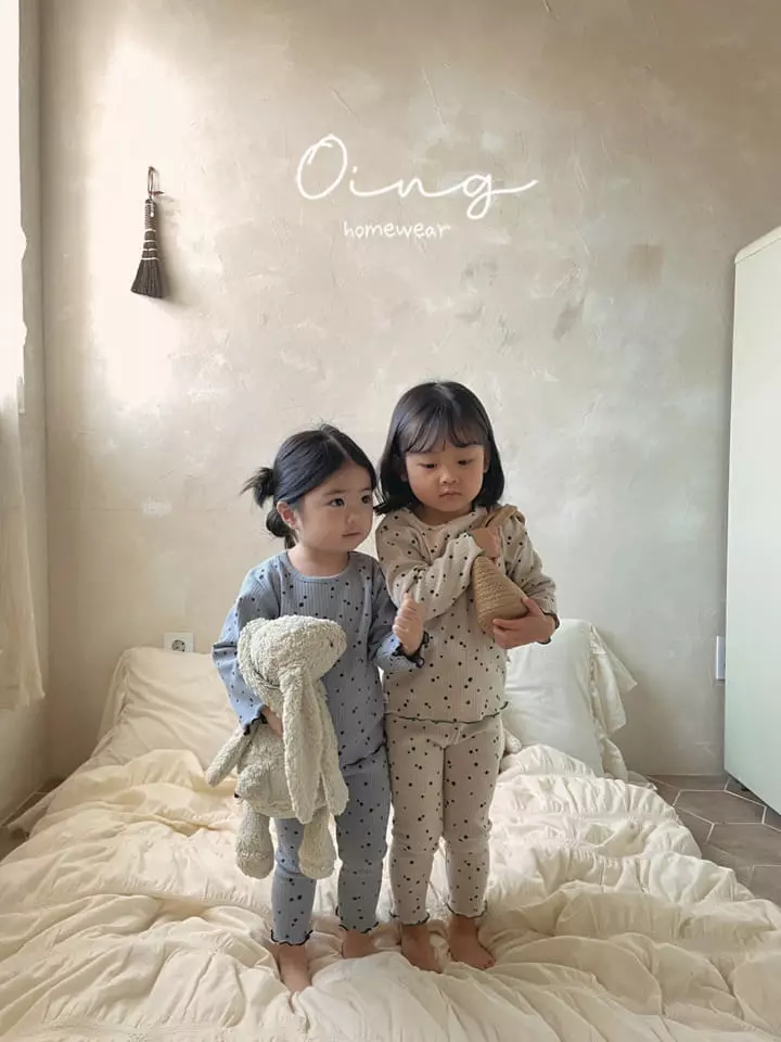 Oing - Korean Children Fashion - #kidzfashiontrend - Terry Set - 6