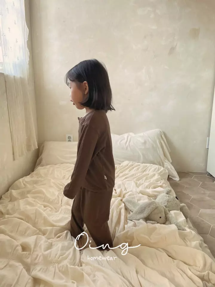 Oing - Korean Children Fashion - #littlefashionista - Button Piping Set - 6