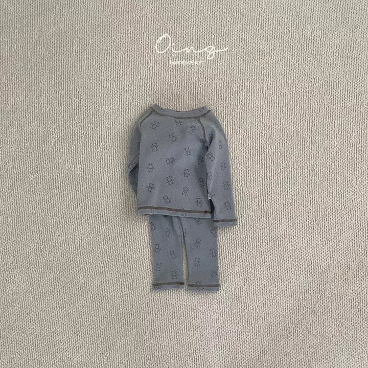 Oing - Korean Children Fashion - #littlefashionista - Bear Set - 3
