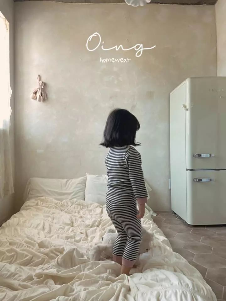Oing - Korean Children Fashion - #magicofchildhood - Color Stripes Set - 11