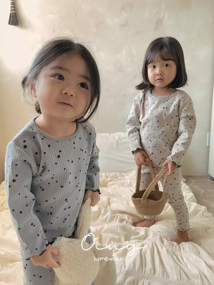 Oing - Korean Children Fashion - #magicofchildhood - Terry Set - 9